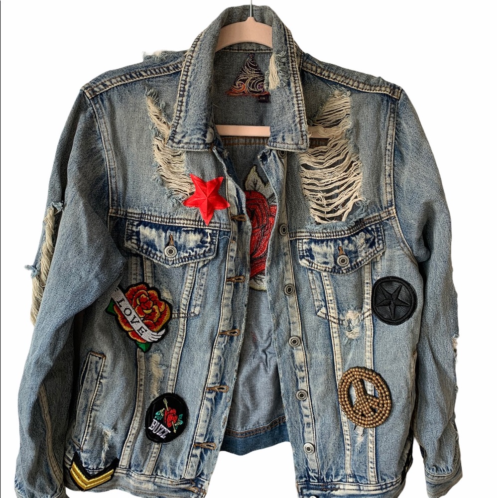 Signature 8 Patched Jean Jacket